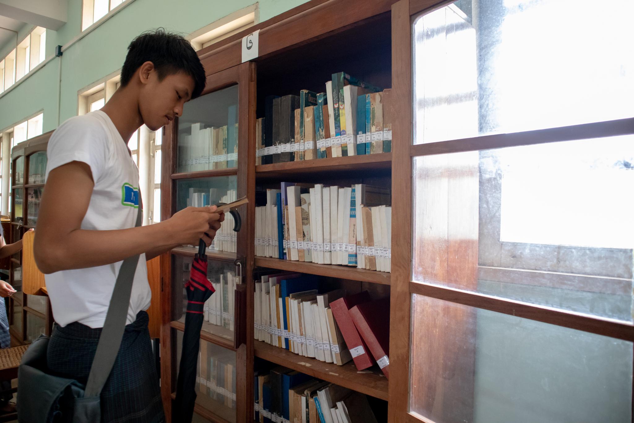 University student in Myanmar - Image by May Co Naing