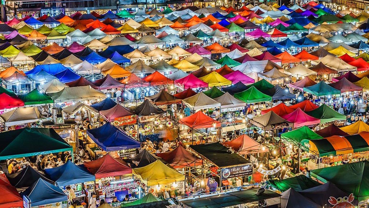 Ratchada Train Night Market, Bangkok 